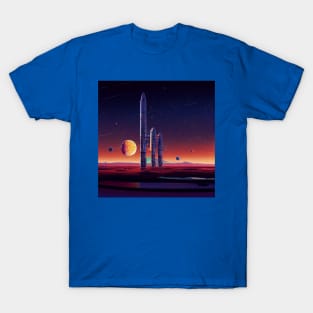 Interplanetary Spaceport T-Shirt